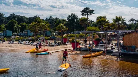 paddle sur les canaux des viviers