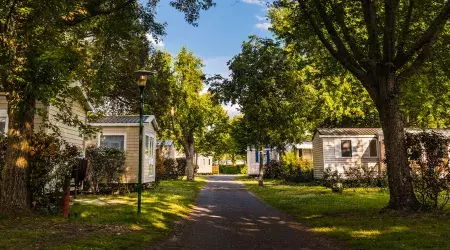 Mobil homes du camping de la Réserve