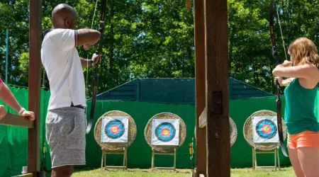 les charmettes camping archery